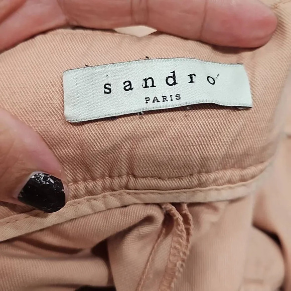 Sandro high waisted utility pants - Picture 10 of 12